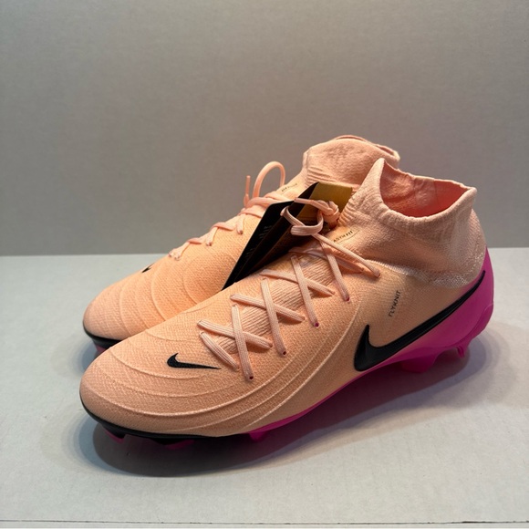 Nike Phantom Luna II Pro FG Crimson Pink Cleat FJ2575-800 Men’s Size 9 - Picture 2 of 8